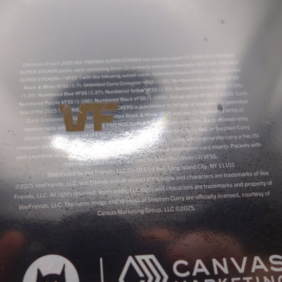 Sealed Box of 2025 VeeFriends Super Stickers: Manga Series Stephen Curry Collab - Picture 8 of 16